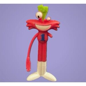 WILT Fosters Imaginary Friends Cartoon Network Figure & Stencil Stick Toy NEW